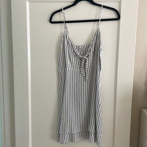 Rails blue and white stripped dress